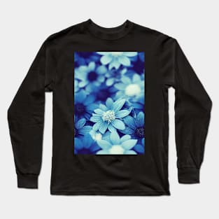 Beautiful Blue Flowers, for all those who love nature #90 Long Sleeve T-Shirt